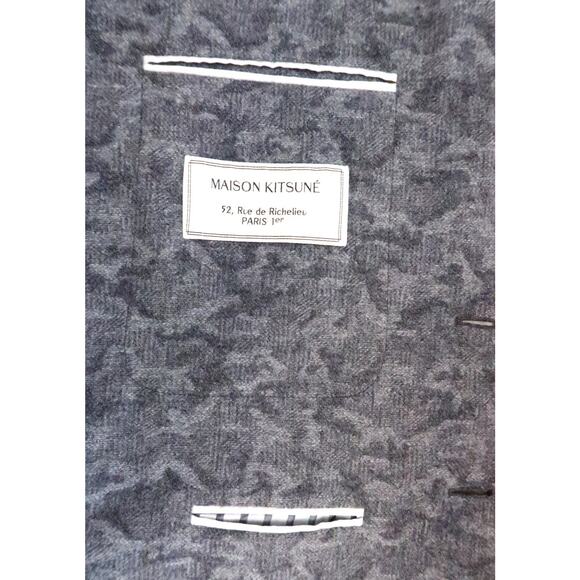 MAISON KITSUNE PARIS Virgin Wool Blazer Sport Coat Jacket Farfetch 48 M $965 - Picture 11 of 14